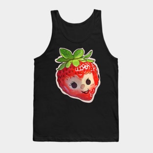 Smiling Strawberry Tank Top